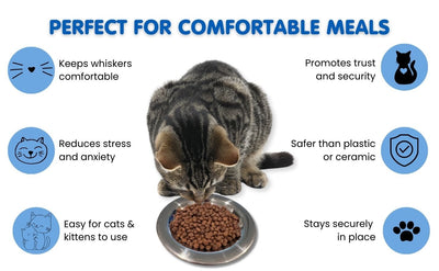 Whisker Comfort Cat Plates - Homescape Pets
